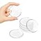 Xfenvs Strongest Door Knob Wall Shield 2 Clear Self Adhesive Round Soft Rubber Door Stopper Wall Protector 6 PCS Reusable Solution for Stopping Wall Damage Noise from Doors Refrigerators
