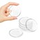 Xfenvs Strongest Door Knob Wall Shield 2 Clear Self Adhesive Round Soft Rubber Door Stopper Wall Protector 6 PCS Reusable Solution for Stopping Wall Damage Noise from Doors Refrigerators
