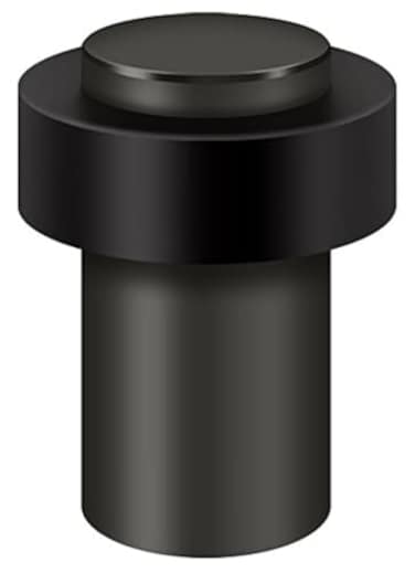 Deltana UFB7500U10B 3 Round Universal Floor Bumper Oil Rubbed Bronze Finish