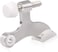 HOMOTEK 12 Pack Hinge Pin Satin Nickel Door StopperAdjustable Deluxe Heavy Duty Door Stopper 212x134with White Rubber Bumper Tips
