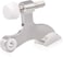 HOMOTEK 12 Pack Hinge Pin Satin Nickel Door StopperAdjustable Deluxe Heavy Duty Door Stopper 212x134with White Rubber Bumper Tips