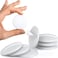Strongest Home Wall Door Handle Stopper Set 7 Pieces of White Silicone Door Knob 157 Round Wall Shield Cushion Wall Protector for Door Handle Self Adhesive White Medium