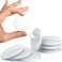 Strongest Home Wall Door Handle Stopper Set 7 Pieces of White Silicone Door Knob 157 Round Wall Shield Cushion Wall Protector for Door Handle Self Adhesive White Medium