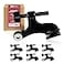 JD Jack N'Drill Jack N Drill Hinge Pin Door Stop 7 Pack Convenient Door Stopper for Door Hinges Durable Heavy Duty Metal Construction for Preventing Damaged Walls and Extra Door Security