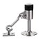 Sumnacon Stainless Steel Door Stopper with Hook Heavy Duty Doorstop with Scews Wall Mounted Door Stopper for Home Office Silver