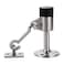 Sumnacon Stainless Steel Door Stopper with Hook Heavy Duty Doorstop with Scews Wall Mounted Door Stopper for Home Office Silver
