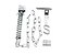 QCAA Storm Door Crash Heavy Duty 495x85x10 Inch Silver 1 Pack Made in Taiwan