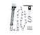 QCAA Storm Door Crash Heavy Duty 495x85x10 Inch Silver 1 Pack Made in Taiwan