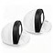 HUTLON Magnetic Door Stop Adhesive Door Stoppers Floor Mount Magnetic Door Catch Holder Dome Doorstop 2 Pack White