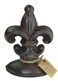 Lulu Decor Cast Iron Fleur De Lis Door Stop 2 Lbs Door Stopper Antique Black