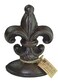 Lulu Decor Cast Iron Fleur De Lis Door Stop 2 Lbs Door Stopper Antique Black