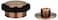 EVI Herrajes EVI Adhesive Doorstop 137 X 08 Threaded Base Black Rubber Brass Aged Leather Finish Includes Screw Clamping Anchor Mod I203