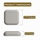 BINJO Door Stoppers Wall Protectors 6 Pack 177 Rubber Door Knob Guard Wall Shield Adhesive Door Handle Bumper for Home Office Walls White Gray Black