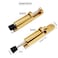 Ekris Kickdown Door Stop 2Pack Easy Step Door Stopper Spring Loaded Telescopic Step OnOff Door Stopper Rubber Adjustable Heavy Duty Door Locks Holder StopRelease by Foot Bright Gold