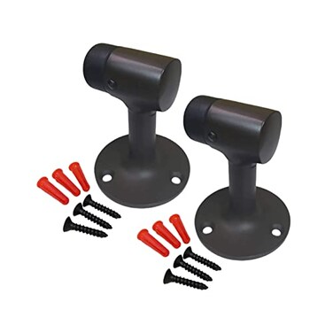 QCAA Solid Brass Door Stop 3 Height US10B ORB Oil Rubbed Bronze Made in Taiwan 2 Pack