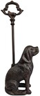 LuLu Decor Cast Iron Decorative Dog Door Stopper with Rod 5 lbs