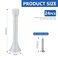 KISEER 24 Pack Spring Door Stops 3 14 Inch Flexible Heavy Duty Spring Door Stopper with RustProof Screw Rubber Bumper Tips White