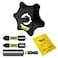 SabreCut 4 Piece MRSC02K1 DualDrive Square Drive Thumb Mini Micro Ratchet 14 Professional 36 Tooth Gear Finger Ratchet with 32mm PH2 PZ2 Screwdriver Impact Bits and a Magnetic 60mm Bit Holder