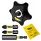 SabreCut 4 Piece MRSC02K1 DualDrive Square Drive Thumb Mini Micro Ratchet 14 Professional 36 Tooth Gear Finger Ratchet with 32mm PH2 PZ2 Screwdriver Impact Bits and a Magnetic 60mm Bit Holder