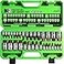 SWANLAKE GARDEN TOOLS SWANLAKE 32 Piece Hex Bit Socket SetSAE and Metric 14 38 12 Drive Socket Set S2 CrV Steel