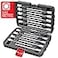 CARBYNE 18Piece Extra Long Hex Allen Bit Socket Set SAE 18 to 38 in and Metric 3 to 10mm 38 in Drive S2 Steel CrV Sockets 61 in Length Durable Case