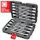 CARBYNE 18Piece Extra Long Hex Allen Bit Socket Set SAE 18 to 38 in and Metric 3 to 10mm 38 in Drive S2 Steel CrV Sockets 61 in Length Durable Case