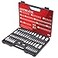 CARBYNE 62Piece Torx Master Bit Socket Set and External Star Sockets S2 Steel 14 in 38 in 12 in Drive Including Tamper Resistant and Torx Plus Sizes T6 to T70 E4 to E24 Genuine Licensed Torx