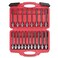 AMM 38 Inch Drive Extra Long allen hex bit socket set19Piece Standard SAE Metric Allen socket set S2 Alloy steel Automobile repair tools