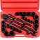 NEIKO 02499A 34InchDrive Jumbo Master Impact Socket Set SAE and Metric ShallowSocket Tool Set SAE 78 to 2 and Metric 26 to 38 mm 27 Pieces