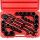 NEIKO 02499A 34InchDrive Jumbo Master Impact Socket Set SAE and Metric ShallowSocket Tool Set SAE 78 to 2 and Metric 26 to 38 mm 27 Pieces
