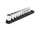 TEKTON 14 Inch Drive Shallow 6Point Socket Set with Rail 11Piece 532 916 in SHD90101