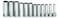 Williams JHWMSBD12HRC SUPERTORQUE 12Piece 38Inch Drive Deep Metric 6 Point Socket Set Range 8mm 19mm HighPolished Chrome Finish Designed for Maximum Engagement on 6Point Fasteners