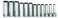 Williams JHWMSBD12HRC SUPERTORQUE 12Piece 38Inch Drive Deep Metric 6 Point Socket Set Range 8mm 19mm HighPolished Chrome Finish Designed for Maximum Engagement on 6Point Fasteners