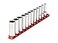 TEKTON 38 Inch Drive Deep 12Point Socket Set with Rail 12Piece 8 19 mm SHD91108