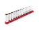 TEKTON 14 Inch Drive Deep 6Point Socket Set with Rail 14Piece 415 mm SHD90113