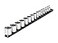 TEKTON 38 Inch Drive Shallow 12Point Socket Set with Rail 15Piece 141 in SHD91111