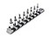 TEKTON 14 Inch Drive PhillipsSlotted Bit Socket Set with Rail 8Piece 03 18516 in SHB90104
