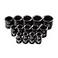 ARCAN TOOLS 12 Inch Drive Shallow Impact Socket Set 38 Inch 114 Inch CrV 14Piece AS21214S