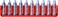 PB Swiss Tools Robertson Bit Block PB C6708 CN 100 Swiss Made 10Piece Bit Set with 10 Square C6 14 PrecisionBits Size 03