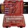 EPAuto Mechanics Tool Set Drive Socket Wrench Ratchets SAEMetric 122Piece