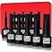 Aiourx 12 Drive Master Impact XZN Bit Socket Set 10Pieces M5 M18 CrMo Steel Heavy Duty Storage Case