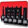 Aiourx 12 Drive Master Impact XZN Bit Socket Set 10Pieces M5 M18 CrMo Steel Heavy Duty Storage Case