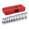 CASOMAN 38 Drive Universal Joint Socket Set 10 Piece Flex Socket Set 6Point CrV Metric 1019mm
