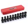 CASOMAN 10 PCS 38 Drive Standard Universal Impact Socket Set 6 Point CRMO Metric1019mm