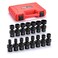 CASOMAN 15 PCS 38 Drive Standard Universal Impact Socket Set 6Point Metric 8mm 22mm