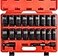 NEIKO 02347A 34Inch Drive Socket Set Master 20Piece SAE and Metric Socket Set SAE 1 to 1 12 and Metric 26 to 38 mm Extension Bars Included