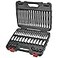 CARBYNE 84Piece Master Hex Torx Bit Socket Set ExternalTorx Socket Set S2 Steel Bits CrV Steel Sockets Corrosion Resistance Durable Case 14 38 12 Dr