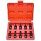 HPBBKD XZN Triple Square Spline Bit Socket Set Premium CrMo Steel 10Piece M4 M16 Set 38Inch Drive Enhanced Storage Case