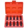 HPBBKD XZN Triple Square Spline Bit Socket Set Premium CrMo Steel 10Piece M4 M16 Set 38Inch Drive Enhanced Storage Case