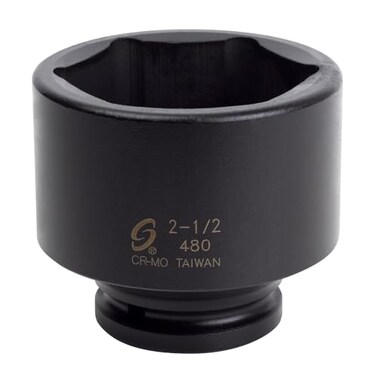 SUNEX TOOLS 480 34 Drive Standard 6 Point Impact Socket 212